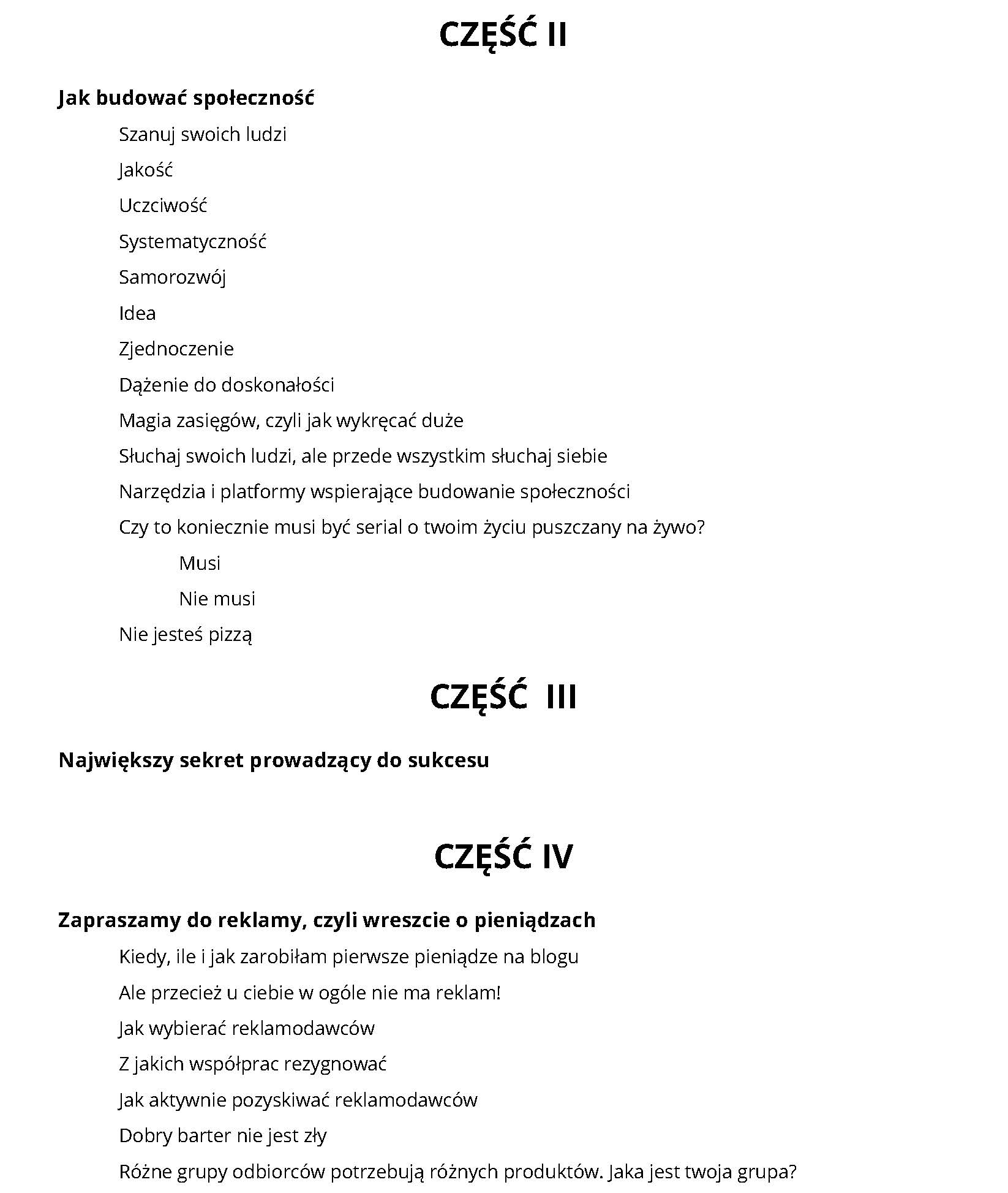 Spis treści, strona 2