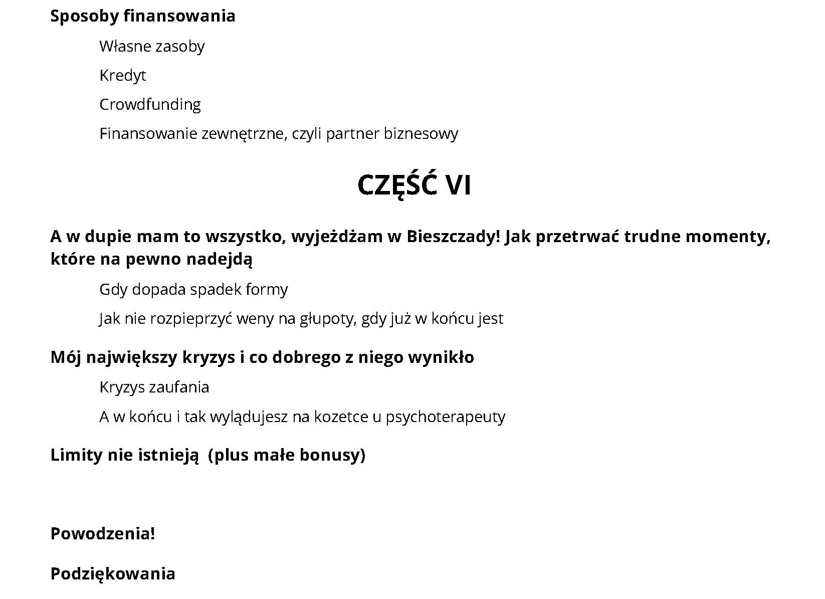 Spis treści, strona 4